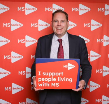 CD at MS Society Reception